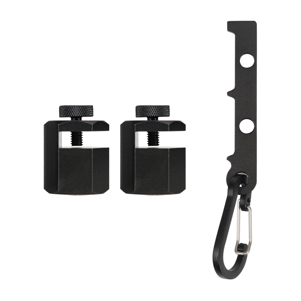 Black with hooks