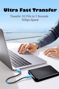 Boîtier de <span class=keywords><strong>disque</strong></span> <span class=keywords><strong>dur</strong></span> USB 3.0 à 2.5 pouces SATA HDD SSD boîtier <span class=keywords><strong>externe</strong></span> 5G Speed HDD Box pour <span class=keywords><strong>PC</strong></span> portable téléphone - Product Image 3