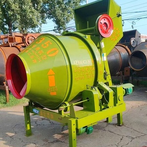 Selbstentladender Kippmischer, Tragbarer und Leistungsstarker Trommel-Betonmischer, Diesel- oder Benzinmotor-Zementmischer - Product Image 4