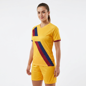 Uniforme Deportivo de Fútbol Unisex, Cuello Redondo, Tejido Seco, Color Liso, Personalizable para Equipos, Modelo Hawk HM-5408 - Product Image 3