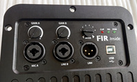 Amplificateur de haut-parleur actif avec 1/512 robinets pir, système de contrôle DSP à l'intérieur, avec design bi-amp pour 2 voies, alimentation électrique, gamme linéaire professionnelle