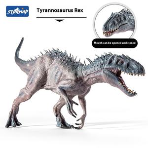 Zhiqu juguetes conjunto de dinosaurios realistas Tyrannosaurus Rex Velociraptor <span class=keywords><strong>Mosasaurus</strong></span> Triceratops PVC modelos de animales para niños al por mayor - Product Image 2