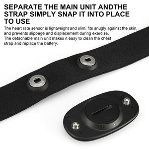 साइकिल चलाने के लिए 2025 नई डिजाइन दिल दर मॉनिटर छाती स्ट्रैप वाटरप्रूफ चलाने के लिए दिल दर मॉनिटर छाती स्ट्रैप वाटरप्रूफ - Product Image 2