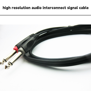 <span class=keywords><strong>Cable</strong></span> auxiliar de Audio de cobre puro de 3,5mm doble de 6,35mm para <span class=keywords><strong>altavoz</strong></span> 2 Mono 6,5 Jack Compatible 3,5 macho teléfono mezclador amplificador micrófono - Product Image 3