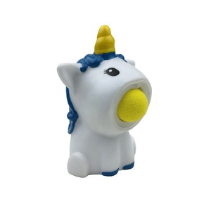 Squeeze Boules Popper D'animal Doux <span class=keywords><strong>Dessin</strong></span> Animé Licorne Jouet En Plastique - Product Image 1