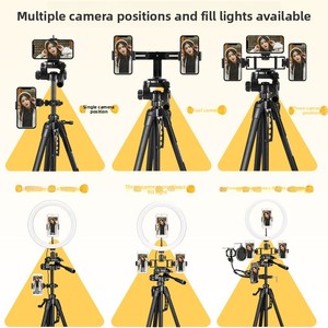 Trípode Monocular WT3560 para Cámaras sin Espejo, Transmisión en Vivo desde el Teléfono Móvil, Soporte Portátil Profesional para Exteriores de Aluminio - Product Image 4