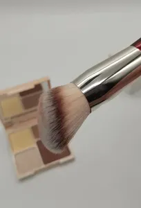 1 pinceau de maquillage professionnel 101 pour fond de teint, bâtonnet liquide et anticernes, à manche en bois rouge, outils cosmétiques 506 - Product Image 3
