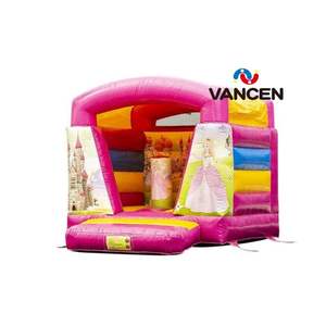 Castillo de salto de princesa para niñas, saltador inflable, casa de rebote - Product Image 1