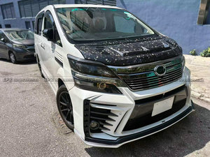 ฝากระโปรงหลังสำหรับเปลี่ยน V2คาร์บอนน้ำหนักเบาสำหรับ Toyota Vellfire AH20 2008-2015 BOLT-ON Direct Swap - Product Image 4