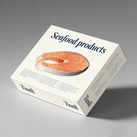 Boîte en carton ondulé durable pour aliments congelés, impression numérique directe d'usine, pour fruits de mer, viande, emballage personnalisé en carton ondulé pour poisson