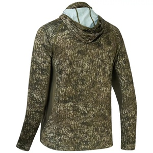 Blank Athletic SPF Fishing Shirt Custom Men's <b>Lightweight</b> <b>Hoody</b> Clothing With Left Chest Pocket - Product Image 3