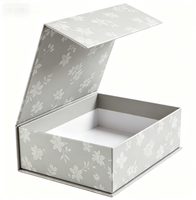 Scatola Regalo Magnetica di Lusso a Forma di Libro con Logo Personalizzato Stampato, Confezione in Carta Riciclabile Rigida con Chiusura Magnetica