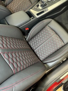 Fundas de Asientos Deportivos de Cuero para <span class=keywords><strong>Audi</strong></span> <span class=keywords><strong>A3</strong></span> S3 RS3 A4 S4 RS4 Avant Allroad <span class=keywords><strong>Sportback</strong></span> 8P 8V 8Y B6 B7 B8 B9 - Product Image 5