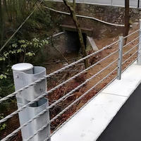 Barrière de sécurité routière en câble métallique, garde-corps flexible en acier Q235, haute résistance, non-réfléchissant, galvanisé à chaud