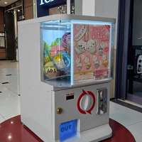 Distributeur automatique de capsules électriques de style japonais de haute qualité, mini gachapon à trois étages