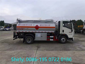 Nuevo o usado HOWO 2000 galones camión de estación de combustible móvil 6cbm camión tanque de combustible de aceite para la venta en Haití - Product Image 5