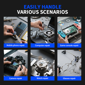 115 trong 1 nhỏ đa chức năng điện thoại di động sửa chữa công cụ thiết lập <span class=keywords><strong>Mini</strong></span> Torx Phillips <span class=keywords><strong>screwdriver</strong></span> Chrome kết thúc nhựa xử lý OEM hộp - Product Image 6