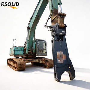 Cisaille hydraulique à bec d'aigle Rsoliddiesel BYMS260R BYMS360R BYMS460R BYMS610R BYMS810R BYMS1000R pour excavatrice, cisaille à ferraille, compatible 6-80T - Product Image 1