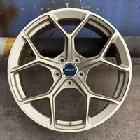 Nouvelles jantes SRX 16-24 pouces en alliage d'aluminium forgé monobloc, 5 branches, bicolores noir brillant/argent poli, 40 mm, haute performance pour