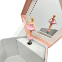 Emballage cadeau personnalisé pour enfants de 3 ans boîte de rangement de bracelet de ballet sirène boîte à musique boîte cadeau