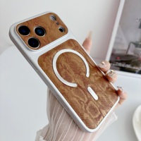Vente en gros : Étui de téléphone ultra-fin en cuir PU pour 17 Air avec support magnétique électroplaqué et design antichoc