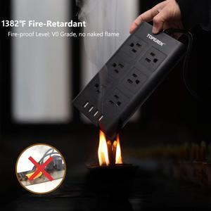 Toma de corriente Universal con puerto USB/toma de corriente con torre de tira de alimentación - Product Image 2