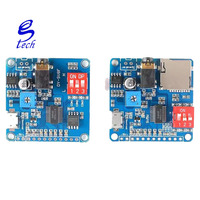 Yüksek kaliteli MP3 ses çalma modülü bire bir tetikleme seri port kontrol oynatma USB indir 8M depolama DY-SV8F