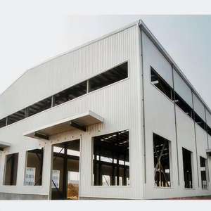 Großspannweite Großformatige Stahlkonstruktion Vorgefertigtes Lagerhaus Stahlrahmen-Werkstatt Fabrik mit Kostenlosem Design - Product Image 1