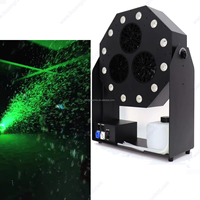 Haute qualité 120W Rotation automatique Bubble Maker 12 pièces RGBW LED DMX Source d'alimentation électrique pour les activités de fête en plein air de mariage