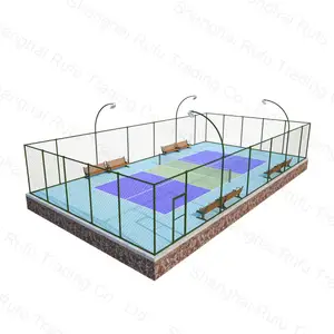 2024 Enclavamiento de plástico elevado Pvc Sport Pickleball Court Floor 13*6m Outdoor Pickleball Court