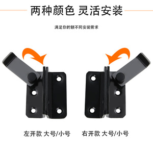Hui Levinas 20Mm Stainless Steel Door Latch <b>Padlock</b> High Security Lock For Cabinet Sliding Door No Drilling Required - Product Image 2