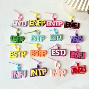 Accesorios para Mochila con Figura de las 16 Personalidades del MBTI, Colgante Creativo de Fieltro, ESFP ENTP INFJ, Decoración para Bolsos de Niños y Niñas, Regalo para Fans - Product Image 1