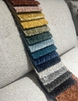 Tissu bouclé anti-griffures pour chats, 500 g/m², tissu en polaire Teddy lourd pour ameublement de canapés et meubles
