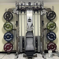 Rack d'entraînement multifonctionnel 2-en-1 en acier de qualité supérieure avec ensemble de rangement pour squats, idéal pour la gym et la remise en forme, personnalisable avec votre logo