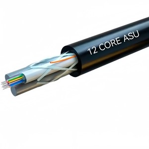 Câble à fibres optiques extérieur 12 cœurs ASU pour pose aérienne - Product Image 1