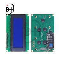 Module adaptateur d'interface série LCD2004+I2C 2004 20x4 2004A écran bleu/vert HD44780 avec interface série IIC/I2C pour Arduino