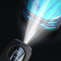 Fast Inflation 25 Cylinders 12V Tyre Inflator With Digital Pressure Gauge Emergency LED Lighting Car Tire Inflatable Pump
