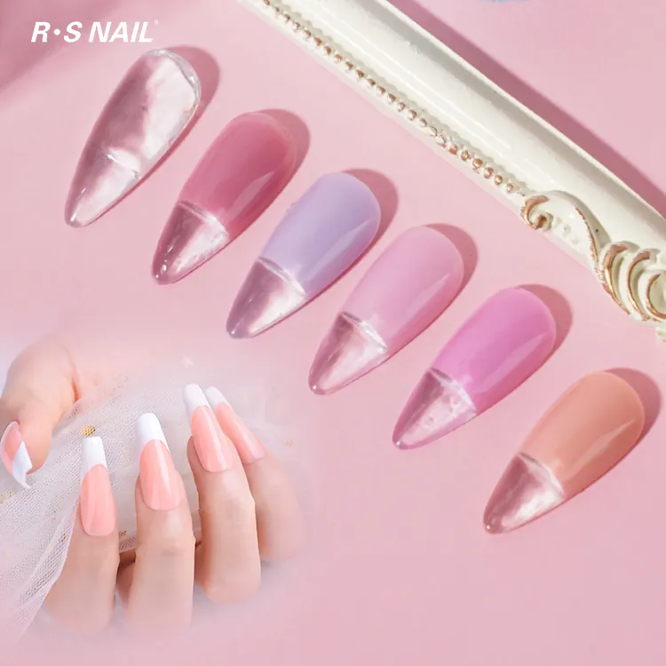 R S nail False Nail Art Tip Full Cover Artificial Coffin Press On Nails Press On