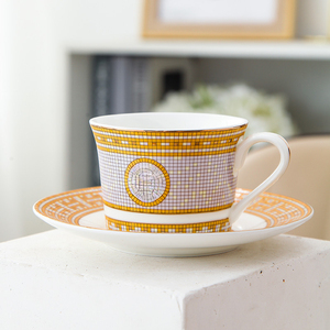 Creative Retro <b>Coffee</b> Cup Ceramic <b>Gift</b> Big Mug Tea Cup and Plate <b>Set</b> - Product Image 5