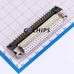 D-DMRC37PF-E001 D-Sub/VGA Connector Through hole Component (THT) Connector - Product Image 1