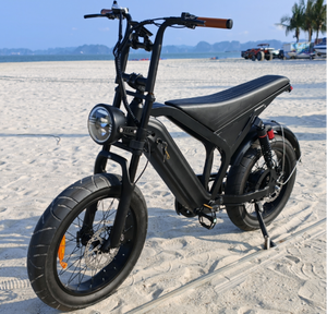 จักรยานไฟฟ้า JUNFU GT20 ยางอ้วน โครงอะลูมิเนียม 250W เบรคไฮดรอลิกหน้า-หลัง แบตเตอรี่ลิเธียม มอเตอร์ฮับหลัง ระบบกันสะเทือน - Product Image 6