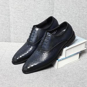 Zapatos Formales de Hombre de Alta Gama, Negros, con Punta Cuadrada, Transpirables, de Cuero Hecho a Mano, Antideslizantes - Product Image 2