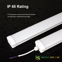 Tube LED Tri-proof avec capteur radar, étanche IP65, 18W, 36W, 40W, 54W, 60W, 600mm, 1200mm, 1500mm, pour parking