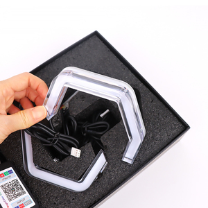 Nouveaux phares LED RGB en cristal <span class=keywords><strong>Angel</strong></span> <span class=keywords><strong>Eyes</strong></span> 12-24V avec contrôle par application, effet de défilement de couleur, lumière d'ambiance pour voiture - Product Image 3