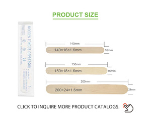 Nhà Máy Bán buôn giá thấp dùng một lần nhi hương vị cá nhân miễn phí gỗ Ice Cream Sticks - Product Image 3