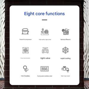 Distributeur de boissons gazeuses réfrigérées à haut rendement pour sirops pré-mélangés, offrant un flux continu de boissons gazeuses parfaitement réfrigérées - Product Image 4
