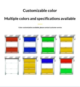 Porte à enroulement rapide en PVC, automatique, électrique, design moderne pour atelier, usine, entrepôt et <span class=keywords><strong>lavage</strong></span> de voitures - Product Image 3