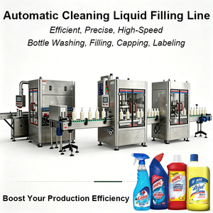 Machine <span class=keywords><strong>de</strong></span> remplissage et d'emballage automatique <span class=keywords><strong>de</strong></span> liquide nettoyant pour salle <span class=keywords><strong>de</strong></span> bain, toilettes, sols et vitres - Product Image 1