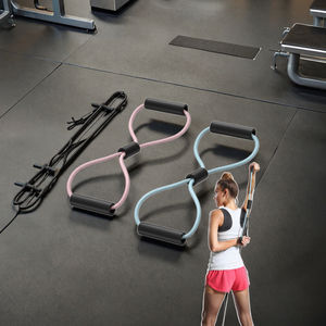 Toptan WeRich Hafif Dayanıklı Yoga Bantları Şekil 8 25lbs Ağır Elastik Çevre Dostu TPE Lateks Yetişkinler İçin - Product Image 3