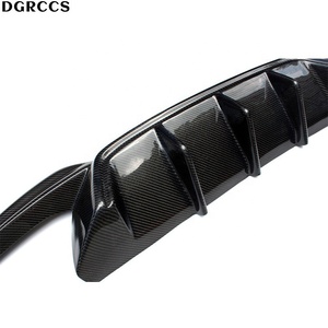 For 6 Series F06 F13 M6 2012-2016 Style Carbon Fiber Rear Lip Rear <b>Diffuser</b> Bumper Lip - Product Image 5